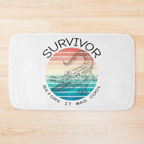 Item preview, Survivor Before It Was Cool, Dynamic Crocodile Framed by Sunset Colors designed and sold by SplashTastic.