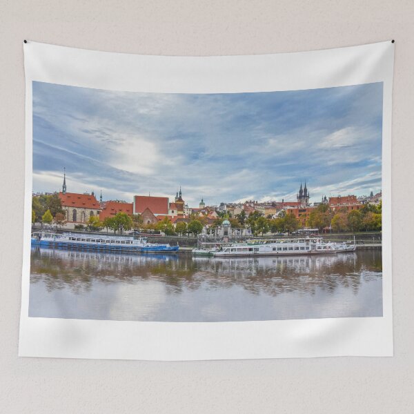 Item preview, View of Old Town Prague from the Vltava River, Czech Republic designed and sold by Catherine Sherman.