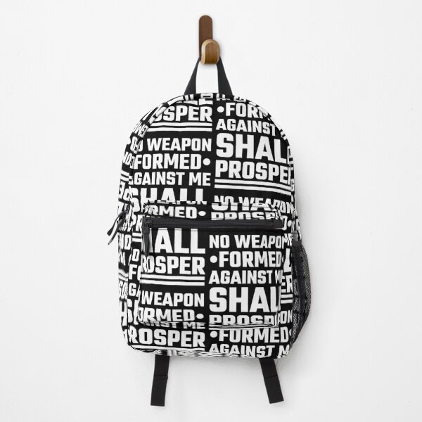 Item preview, No Weapon Formed Against Me Shall Prosper - Inspirational Motivational Religious Quote designed and sold by Sunserize Designs.