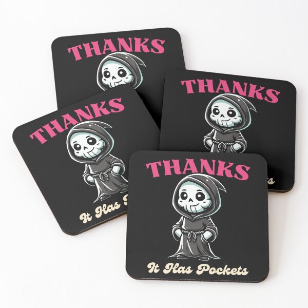Item preview, Cute Grim Reaper - Thanks, It Has Pockets designed and sold by Kawaii-n-Spice.