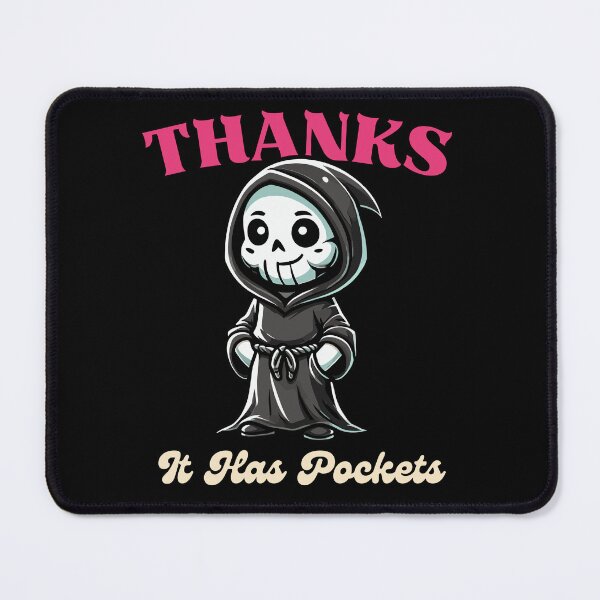 Item preview, Cute Grim Reaper - Thanks, It Has Pockets designed and sold by Kawaii-n-Spice.