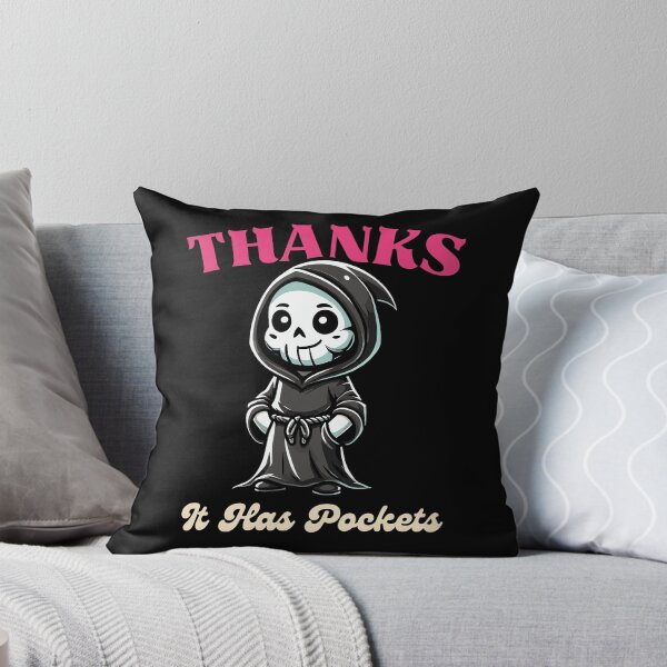 Item preview, Cute Grim Reaper - Thanks, It Has Pockets designed and sold by Kawaii-n-Spice.