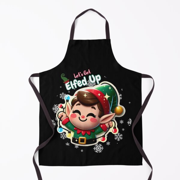 Item preview, Let’s Get Elfed Up - Funny Kawaii Holiday Design designed and sold by Dantin.