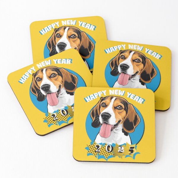 Item preview, A Beagle's Baying Bonanza: A New Year's Eve Celebration designed and sold by purrfect pattern.