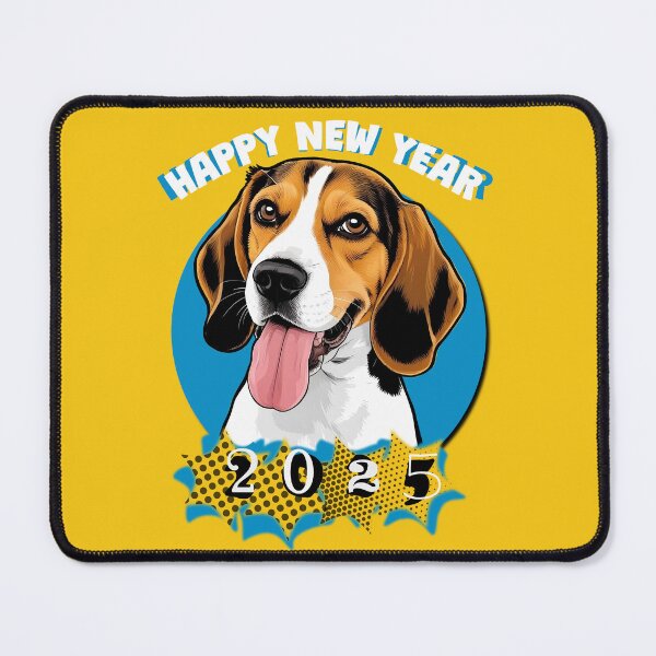 Item preview, A Beagle's Baying Bonanza: A New Year's Eve Celebration designed and sold by purrfect pattern.