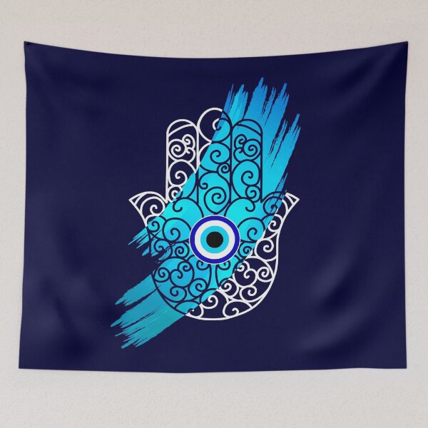 Item preview, Hamsa Hand Goodluck charm amulet designed and sold by Roysdisturbia.