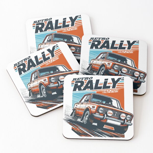 Item preview, Retro Rally Car designed and sold by PursuitOutdoors.