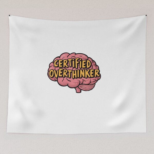 Item preview, Certified Overthinker Funny Gift For Thinkers And Daydreamers designed and sold by CosmicFreedom9.