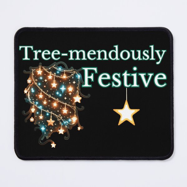 Item preview, Tree-mendously Festive - Playful Holiday Tree Design designed and sold by Dantin.