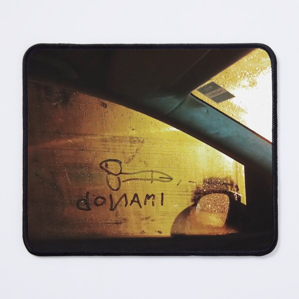 Item preview, glowing Art on a car window with cryptic message designed and sold by crudedrawcock.