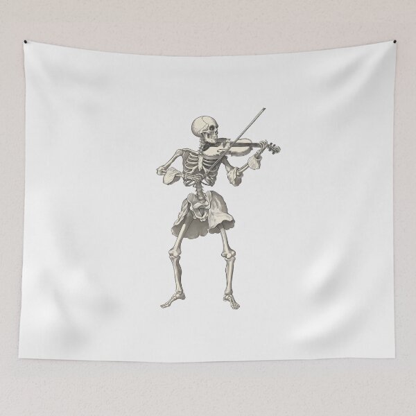 Item preview, Skeleton playing violin designed and sold by xiao xuans.