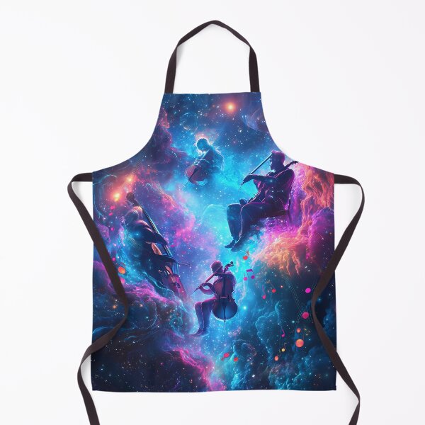 Item preview, Epic musical - Cosmic Musicians in Neon Galaxy with Glowing Instruments designed and sold by zax454.