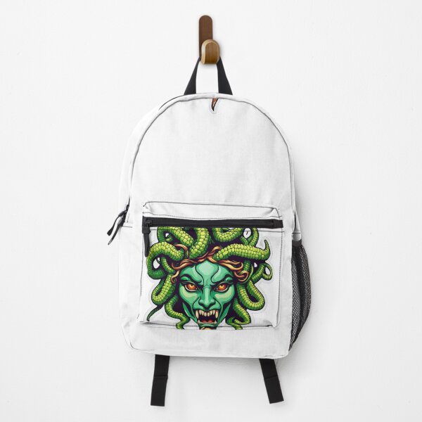 Item preview, Medusa's Gaze - Mythical Serpent Queen Illustration designed and sold by Mido-artister.