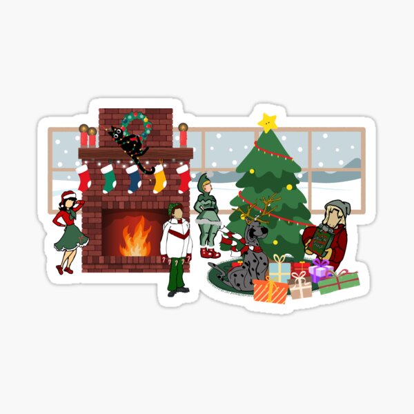 Item preview, Snowy Nights & Christmas Delights designed and sold by sunmoonsisters.