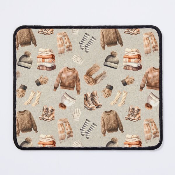 Item preview, Winter fashion style pattern seamless | repeat pattern designed and sold by Katarzyna Dembek.