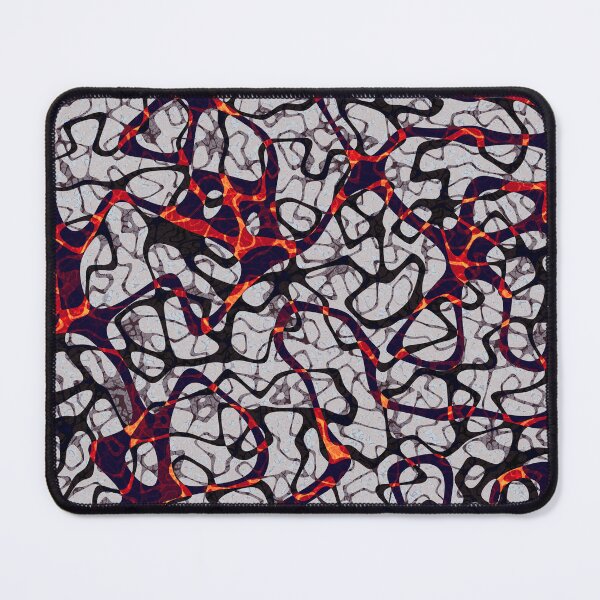 Item preview, Fiery Chaos Lava  Fractal designed and sold by pinkal.