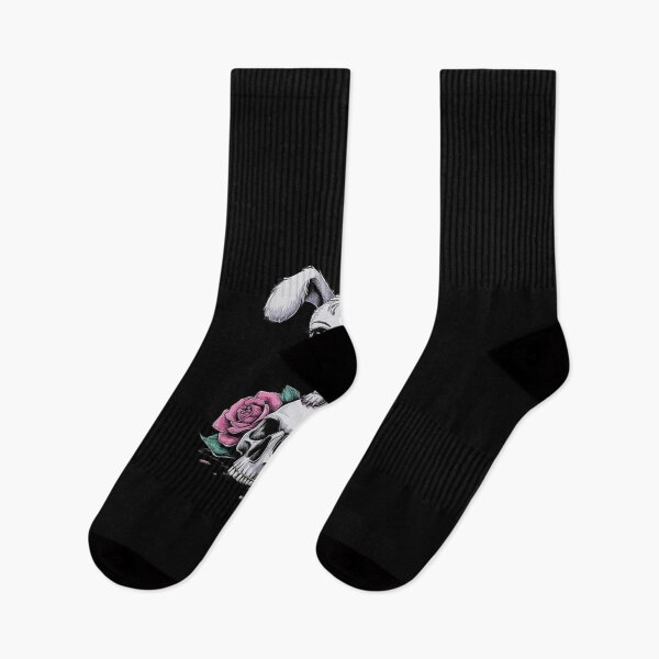 Item preview, Cute Gothic Bunny Design – Skull and Rose Art designed and sold by love3617.
