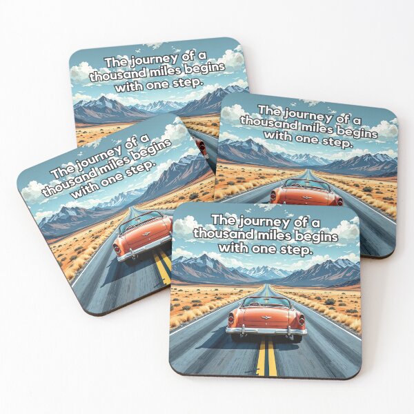 Item preview, The journey of a thousand miles begins with one step. designed and sold by AlwaysHome.