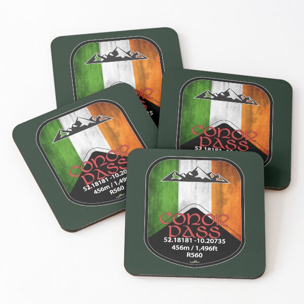 Item preview, Conor Pass Ireland Motorcycle Sticker T-Shirt 02 designed and sold by OuterShellUK.