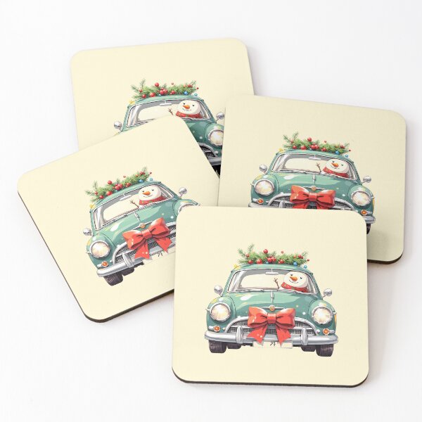 Item preview, Snowy Ride Kawaii Car with Lights & Bow designed and sold by kahida.