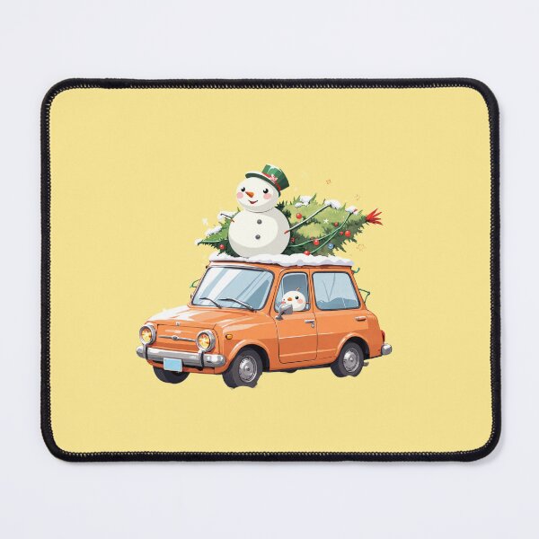 Item preview, Snowy Ride Kawaii Car & Cozy Tree designed and sold by kahida.