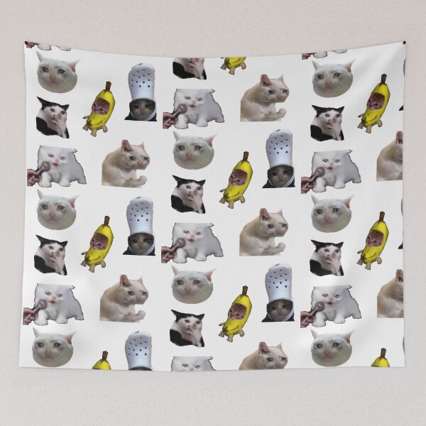 Item preview, Crying cat stickers pack bundle 1 designed and sold by iwannitonashirt.