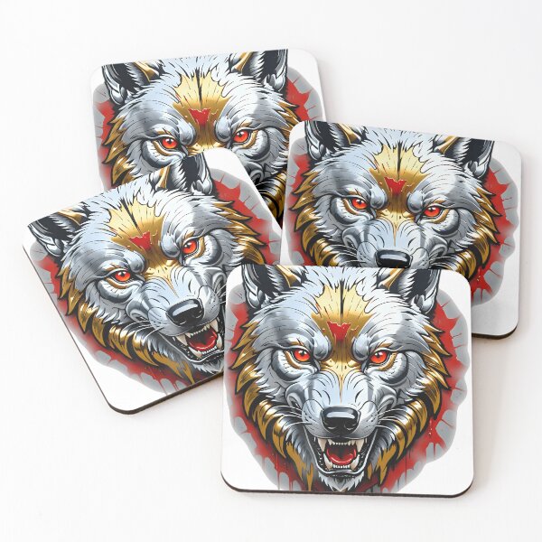 Item preview, Super design wolf head, colorful for Table designed and sold by Dan9010.