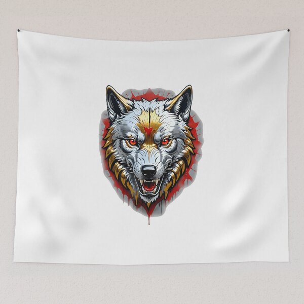 Item preview, Super design wolf head, colorful for Table designed and sold by Dan9010.