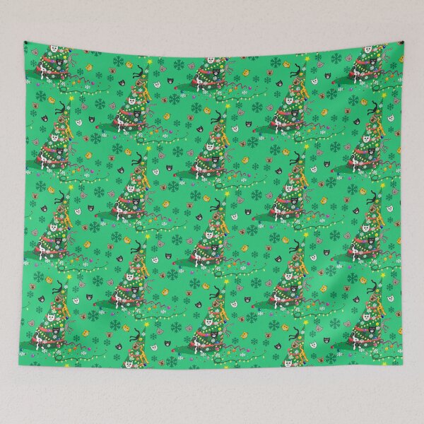 Item preview, Cats playing in the Christmas Tree designed and sold by liveinpaper.