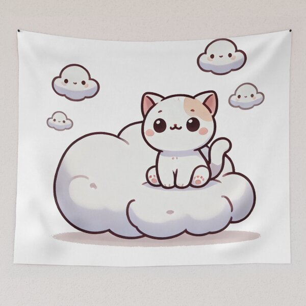 Item preview, Cloudy Cat Dreams designed and sold by NTKSHOP11.