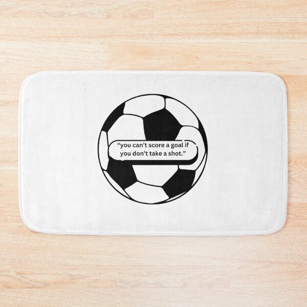 Item preview, "you can't score a goal if you don't take a shot" - motivational/ inspirational quotes designed and sold by TishCO.