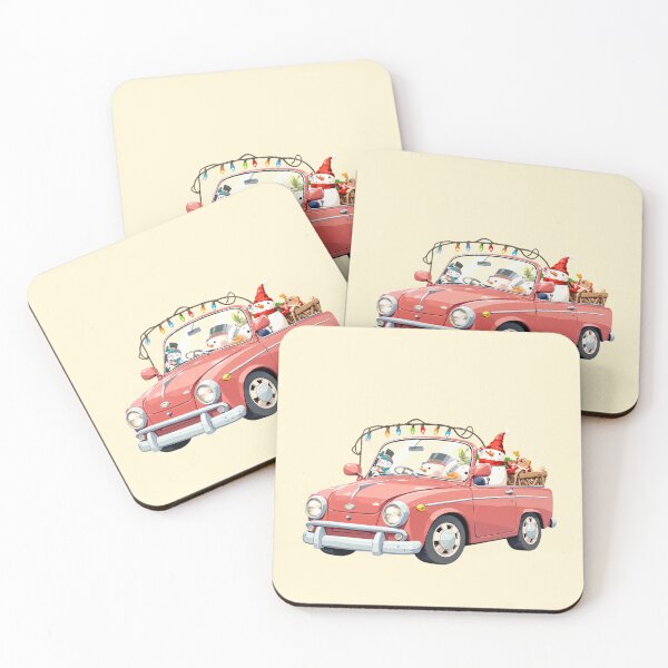 Item preview, Snowbound Cute Car A Cozy Winter Journey designed and sold by kahida.