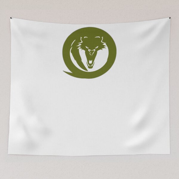 Item preview, Wolf Head in Circle Logo - Military Green No. 36 designed and sold by cornelliusy.