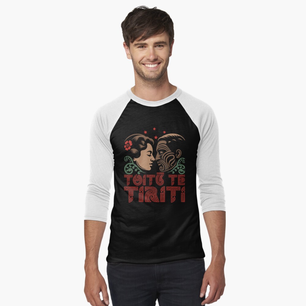 Item preview, Baseball ¾ Sleeve T-Shirt designed and sold by v-nerd.