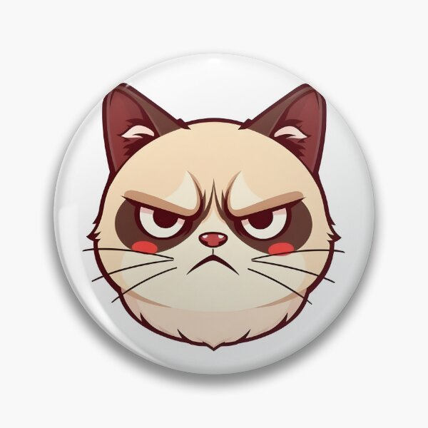 Item preview, Funny kawaii grumpy cat  designed and sold by naatala.