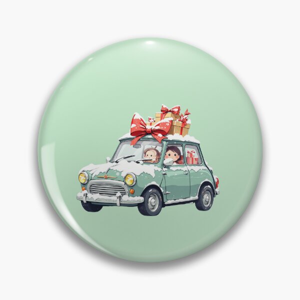 Item preview, Snowy Wonders Cute Car & Christmas Presents designed and sold by kahida.