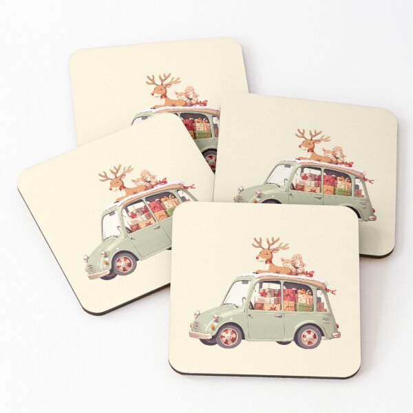 Item preview, Sweet Ride Kawaii Car Christmas Dream designed and sold by kahida.