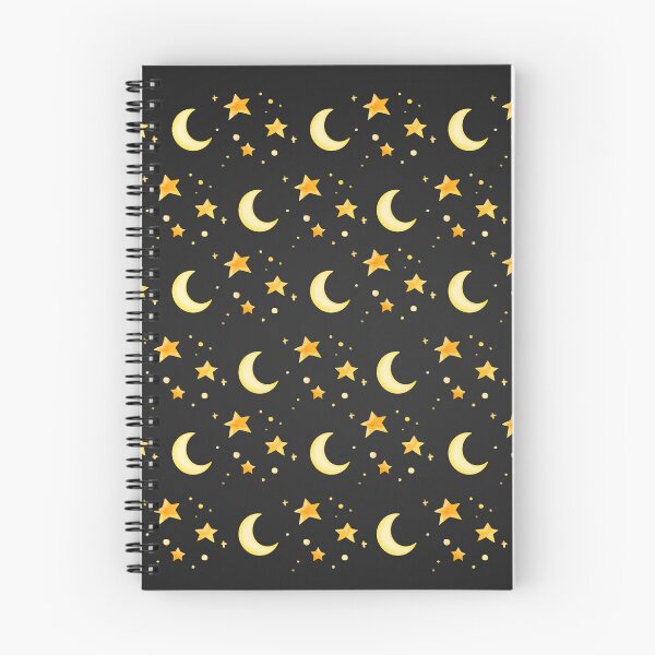 Aperçu de l'œuvre Lune et étoiles noires créée et vendue par Ae'la.