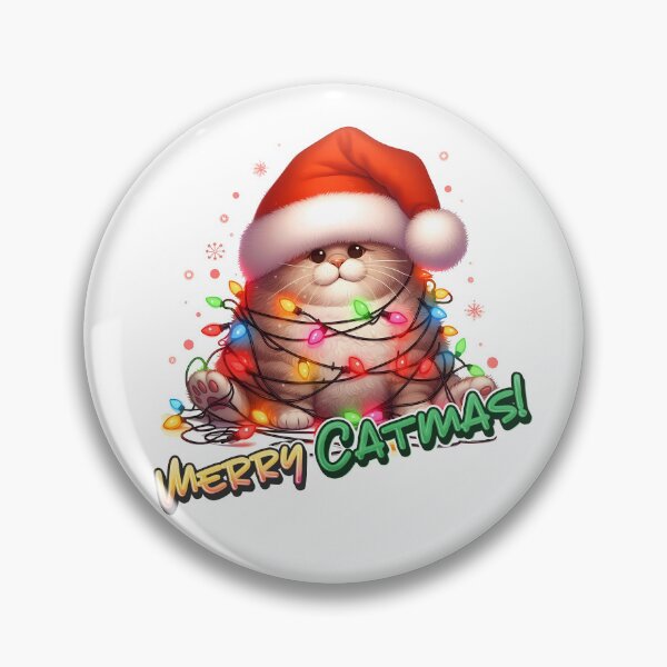 Item preview, Super Cute Far Cat Christmas designed and sold by DogArtGallery.
