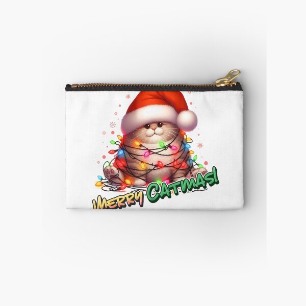 Item preview, Super Cute Far Cat Christmas designed and sold by DogArtGallery.