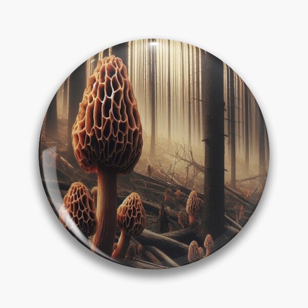 Item preview, AI generated morel mushroom designed and sold by AI-this-is-AI.
