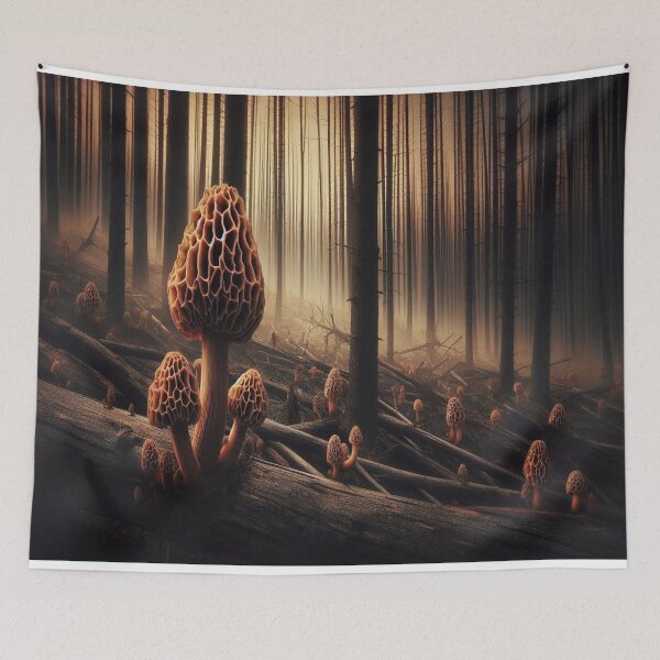 Item preview, AI generated morel mushroom designed and sold by AI-this-is-AI.