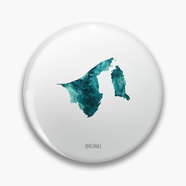 Item preview, Brunei Watercolor Map designed and sold by ArtPrints.