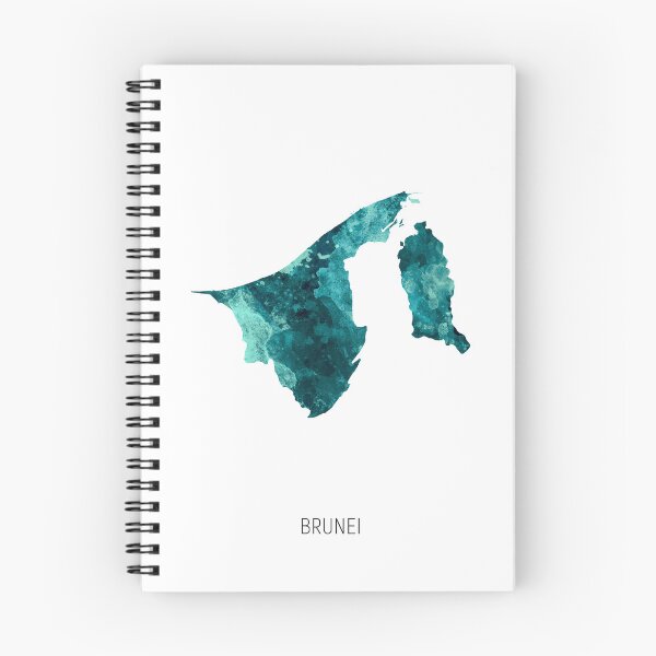 Item preview, Brunei Watercolor Map designed and sold by ArtPrints.
