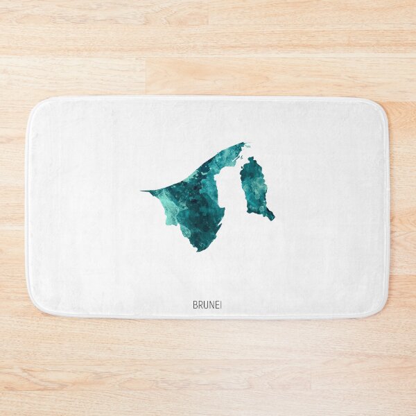 Item preview, Brunei Watercolor Map designed and sold by ArtPrints.