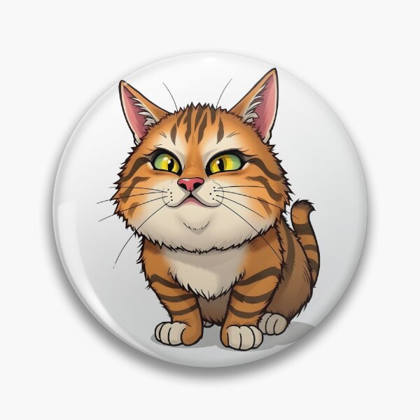 Item preview, Cartoon funny red fat grumpy cat  designed and sold by naatala.