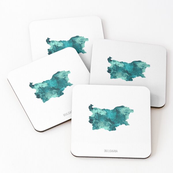 Item preview, Bulgaria Watercolor Map designed and sold by ArtPrints.