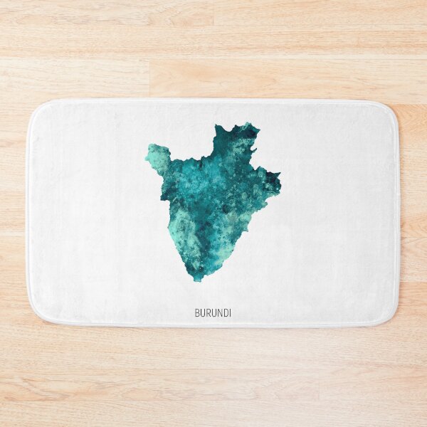 Item preview, Burundi Watercolor Map designed and sold by ArtPrints.