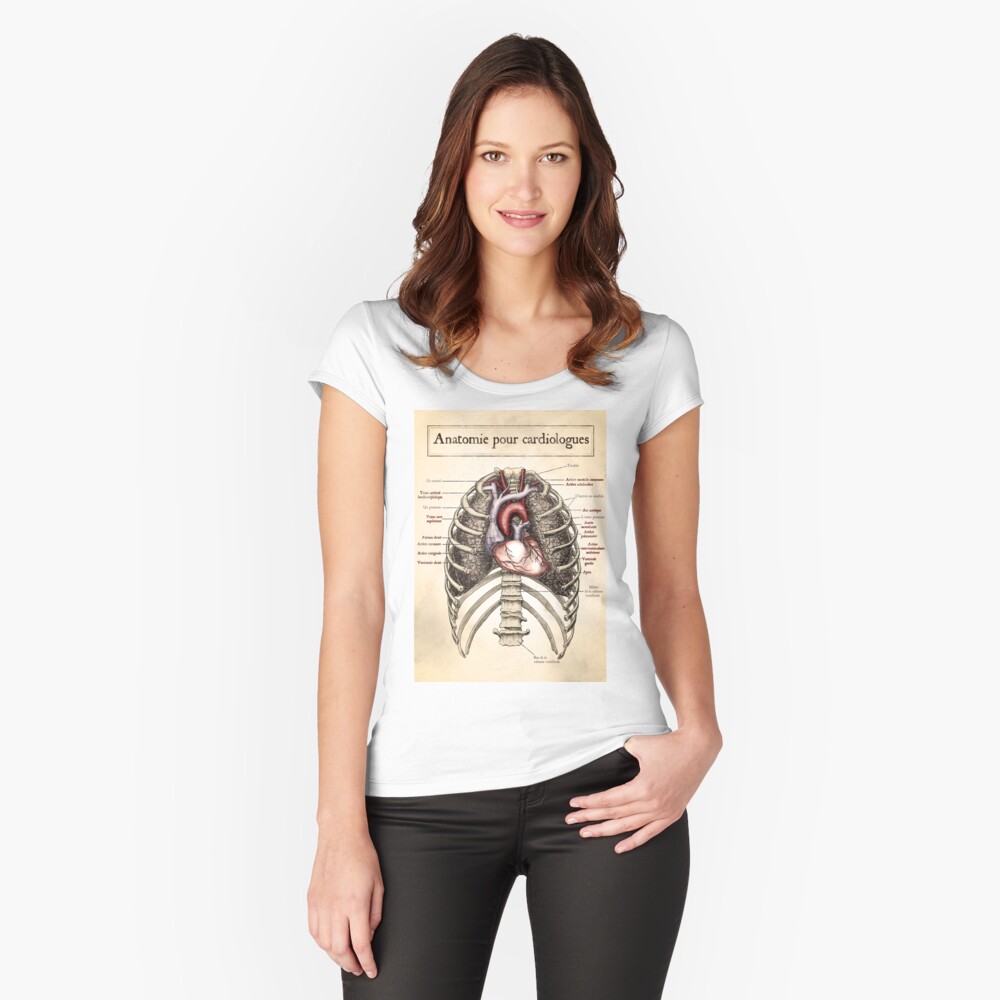 Item preview, Fitted Scoop T-Shirt designed and sold by DrawnToTheSea.