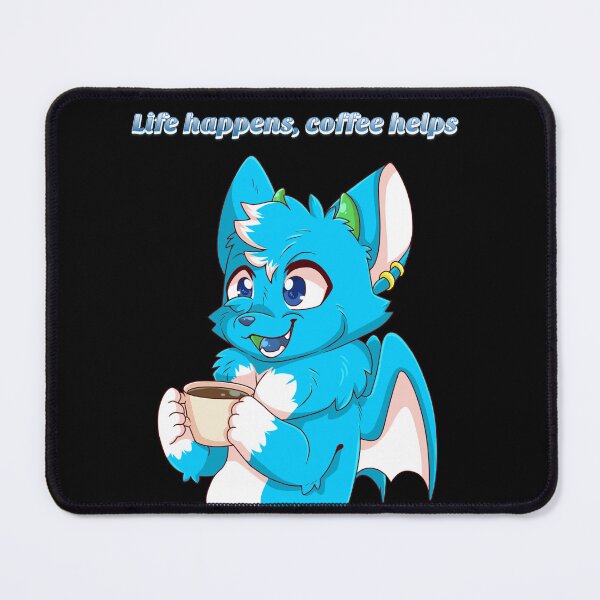 Item preview, Coffee helps designed and sold by LupusetVulpes.